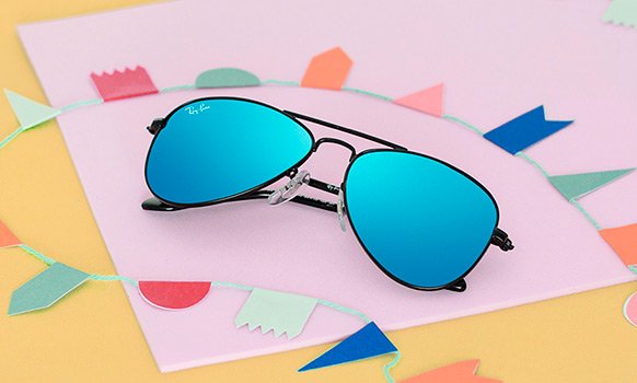 Gafas Ray-Ban aviador de mujer